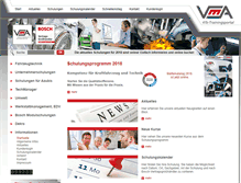 Tablet Screenshot of kfz-trainingsprogramm.de